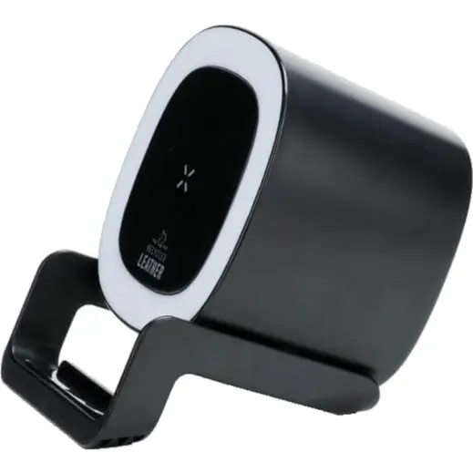 Tasova @memorii Recycled 15W Wireless Charger Bluetooth Speaker Black Side